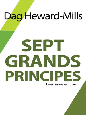 cover image of Sept grands principes (2ème édition)